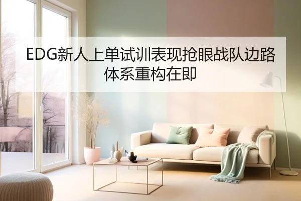 EDG新人上单试训表现抢眼战队边路体系重构在即
